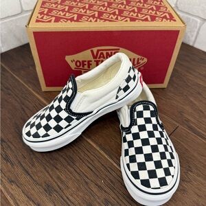 Vans Checkerboard Slip-On Red Box